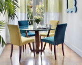 Trapeze Round Dining Table